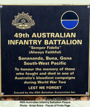 Coomera Anzacs - The Cenotaph